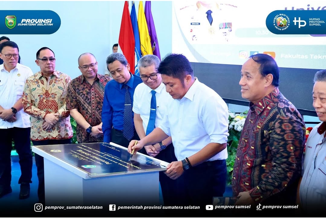 Resmikan Laboratorium Baru, Gubernur Herman Deru Dorong Unsri Dukung Revolusi Industri 4.0