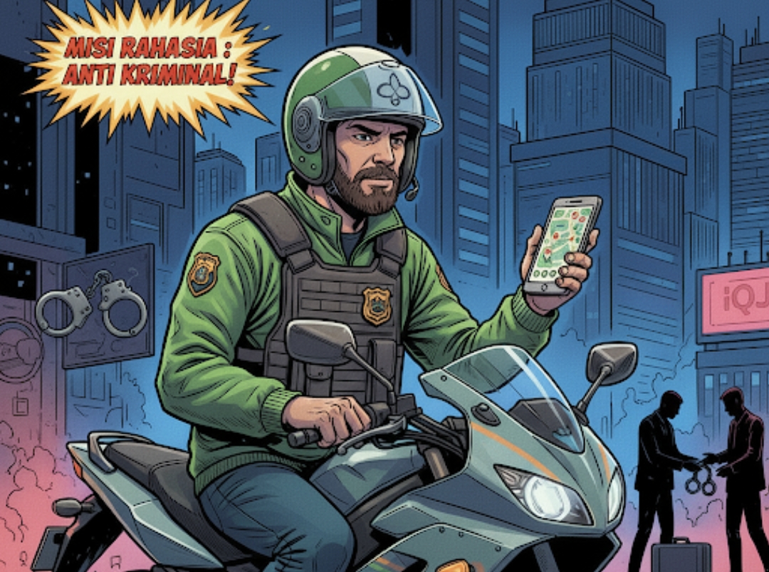 Ojol Jadi Intel Dadakan: Rekam Kriminal, Dapat Bonus Rp 500 Ribu dari Polisi!