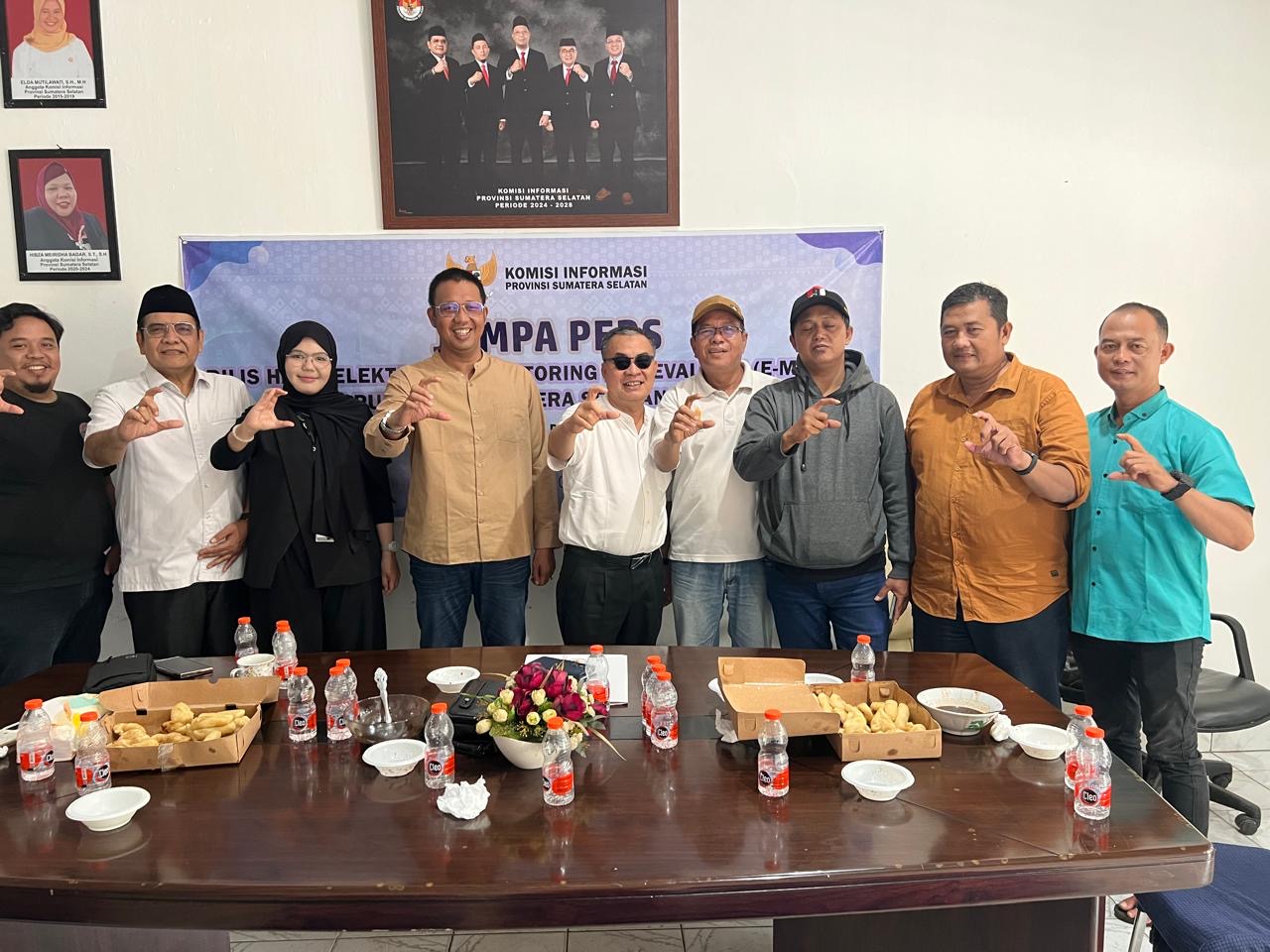 KI Sumsel Ungkap Rendahnya Transparansi Badan Publik, Polisi hingga BUMN Absen dari Monev