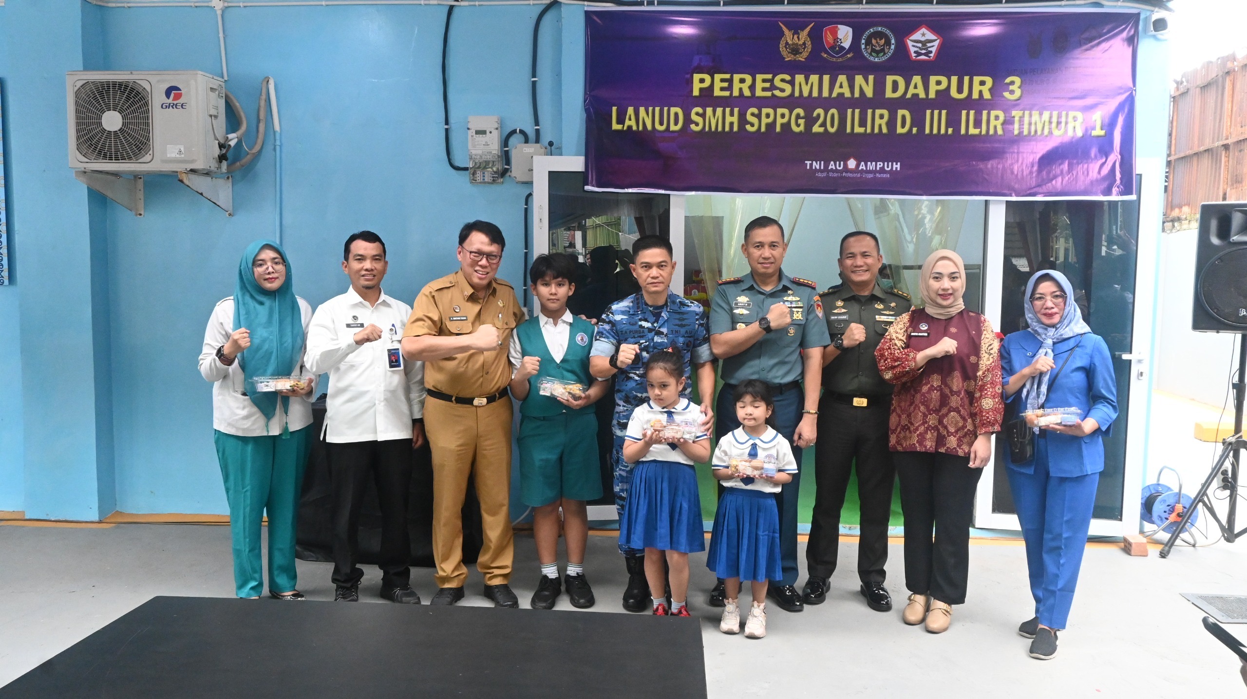 Danlanud Smh Resmikan Dapur ke 3 Lanud Smh, Dukung Program Makan Bergizi Gratis