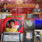 Gerak Cepat Polisi, Pengedar Sabu Asal Ogan Ilir Ditangkap di Muara Enim