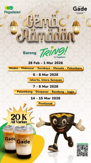 Pegadaian Ajak Warga Palembang Melek Investasi Emas Lewat Event Ramadan Bareng TRING!