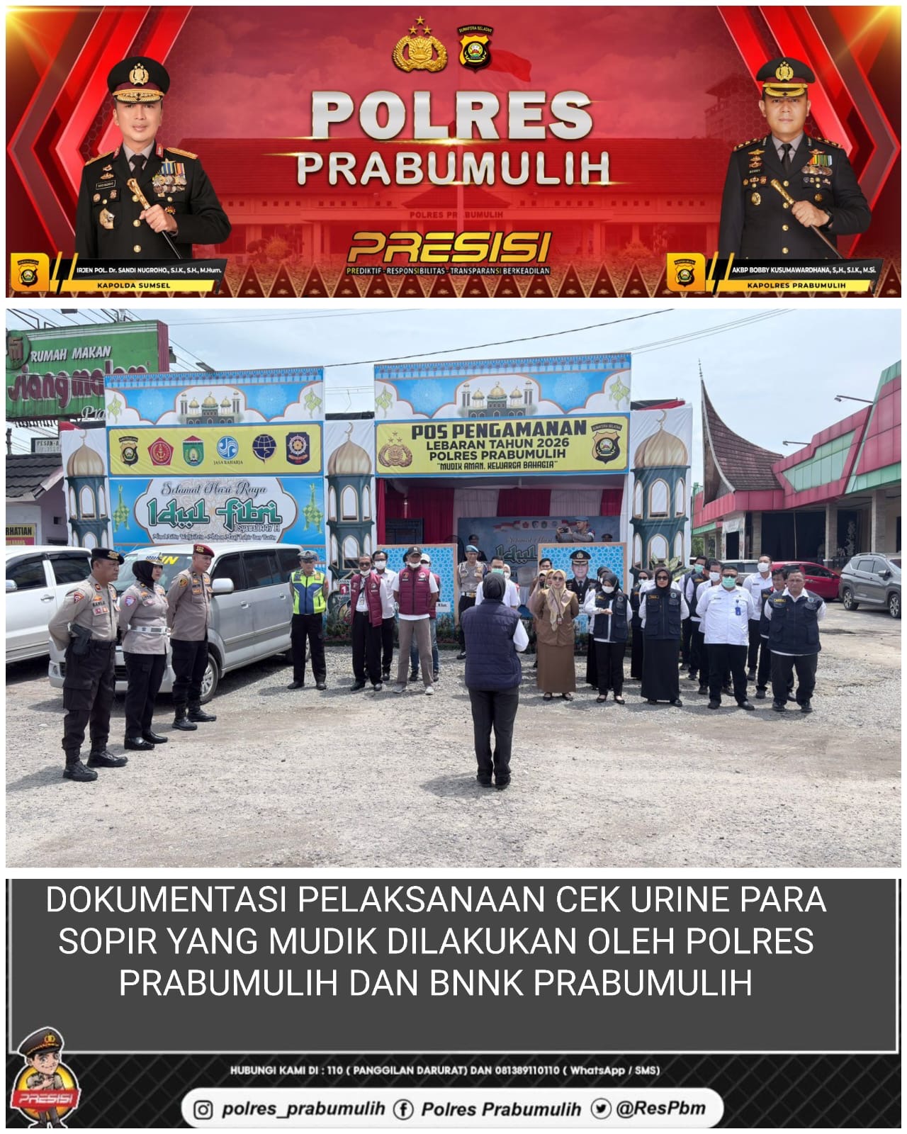 Cegah Bahaya di Jalur Mudik, Polisi Temukan Sopir Truk Positif Narkoba di Sumsel