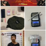 Satresnarkoba Polres Lahat Amankan Pengedar Narkotika di Kontrakan, Pemasok Berinisial T Diburu