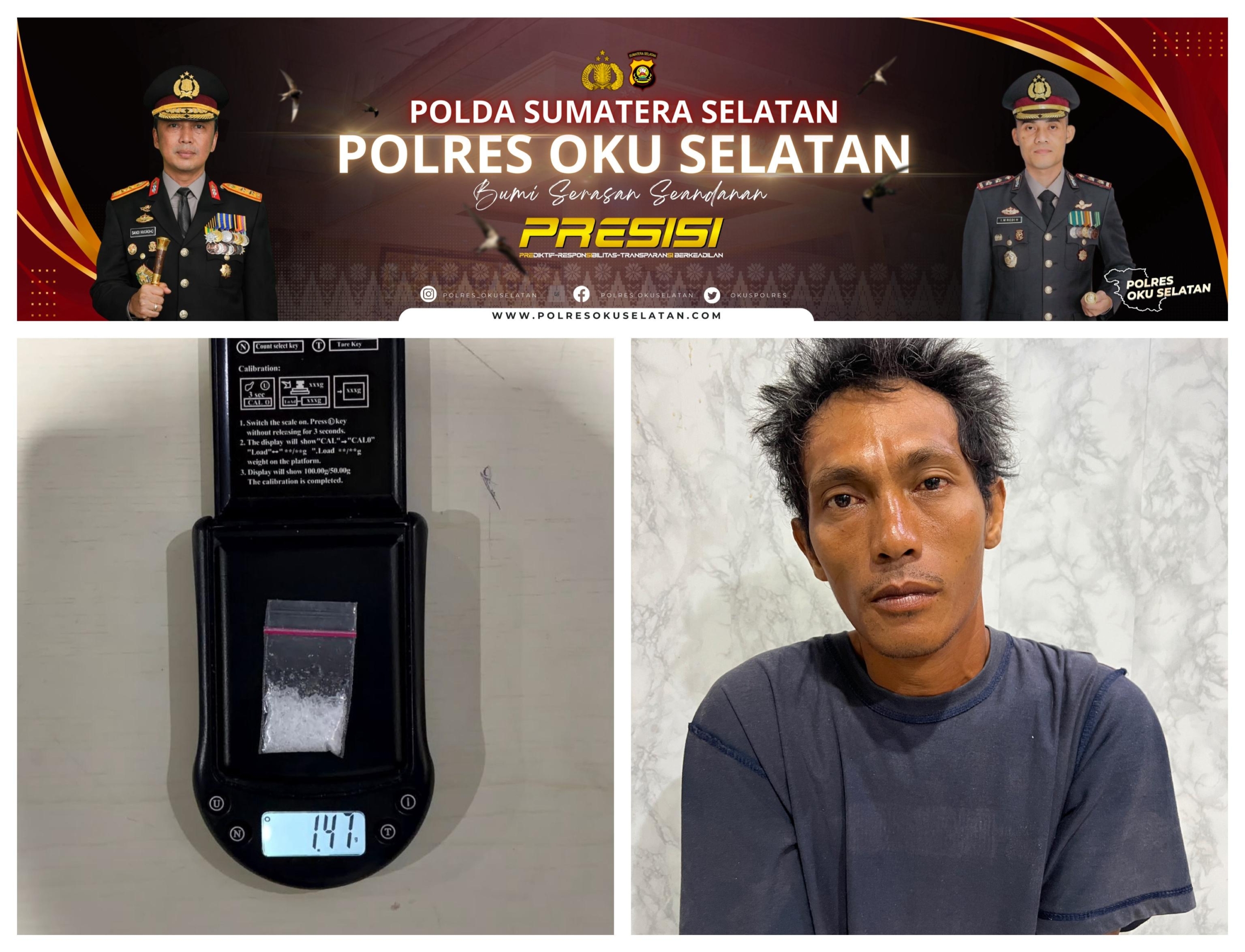 Dari Medan ke OKU Selatan, Jaringan Sabu Lintas Wilayah Dibongkar Polisi