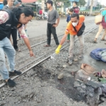 Tragis, Seorang IRT Meninggal Dunia Tertabrak Kereta Api Babaranjang di Prabumulih
