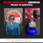 Ayah dan Anak Dibekuk di Musi Rawas, 86,80 Gram Sabu Disita