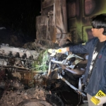 Dua Dump Truck Batu Bara Tabrakan di Jalan Hauling Muratara, Satu Sopir Tewas Terbakar