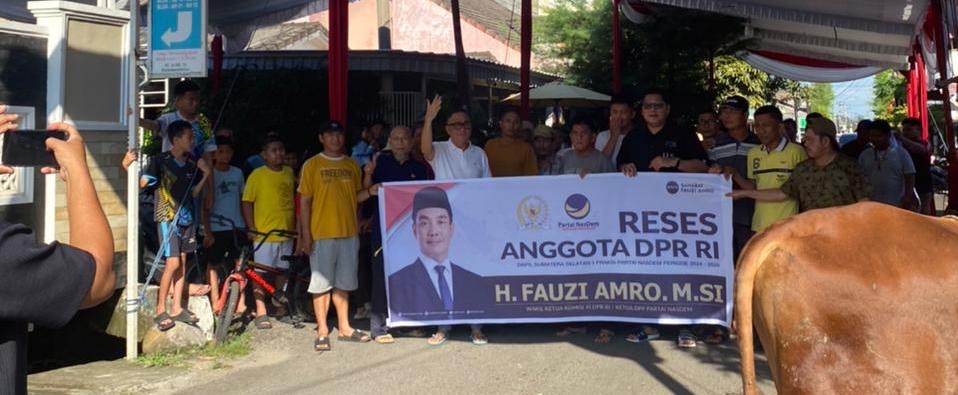 Idul Adha 1447 H, Fauzi Amro dan Firmansyah bersama Ali Subro Salurkan 7 Sapi Kurban
