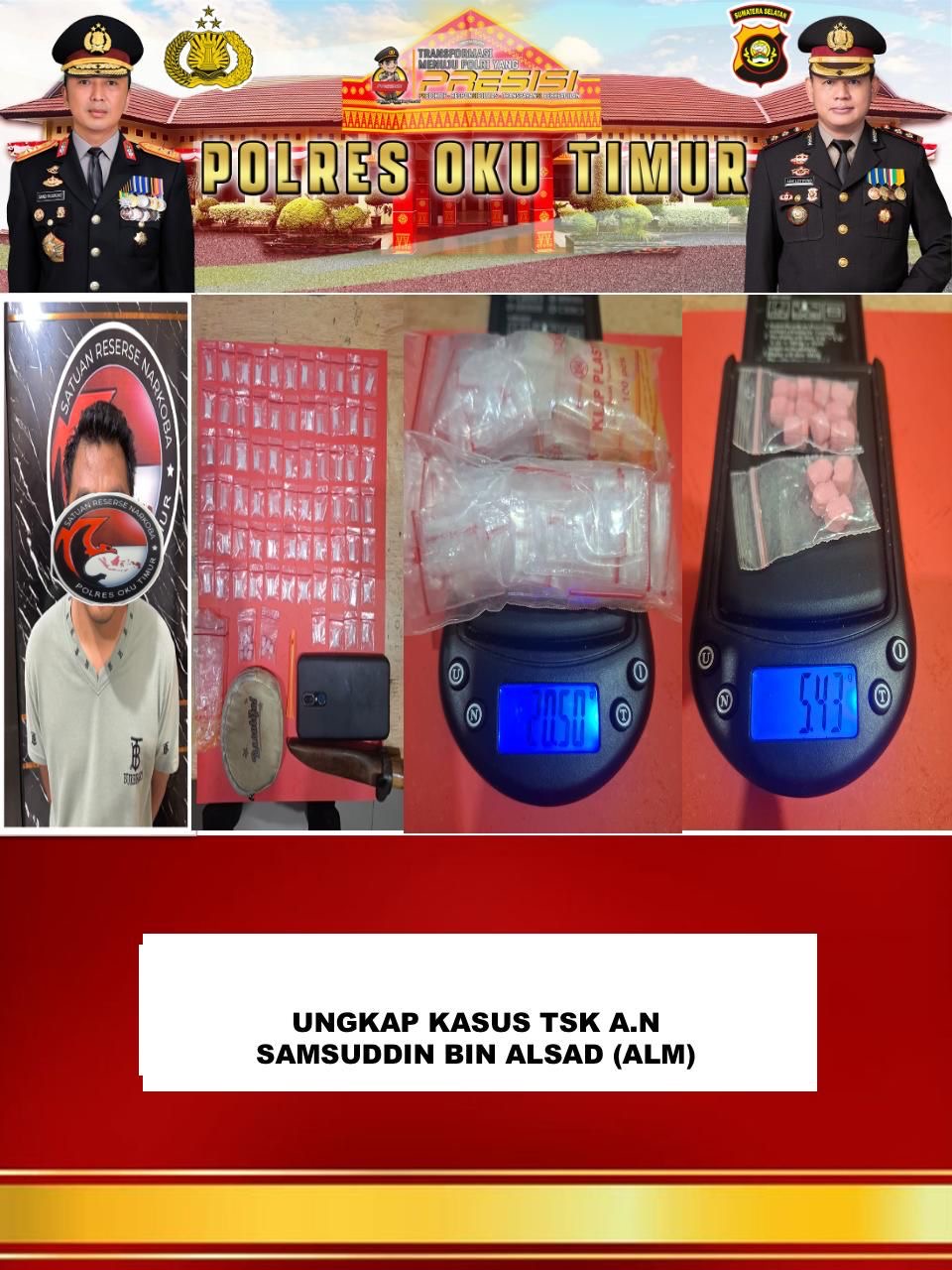Lewat Skema Undercover Buy, Satresnarkoba Polres PALI Ungkap Peredaran Narkotika
