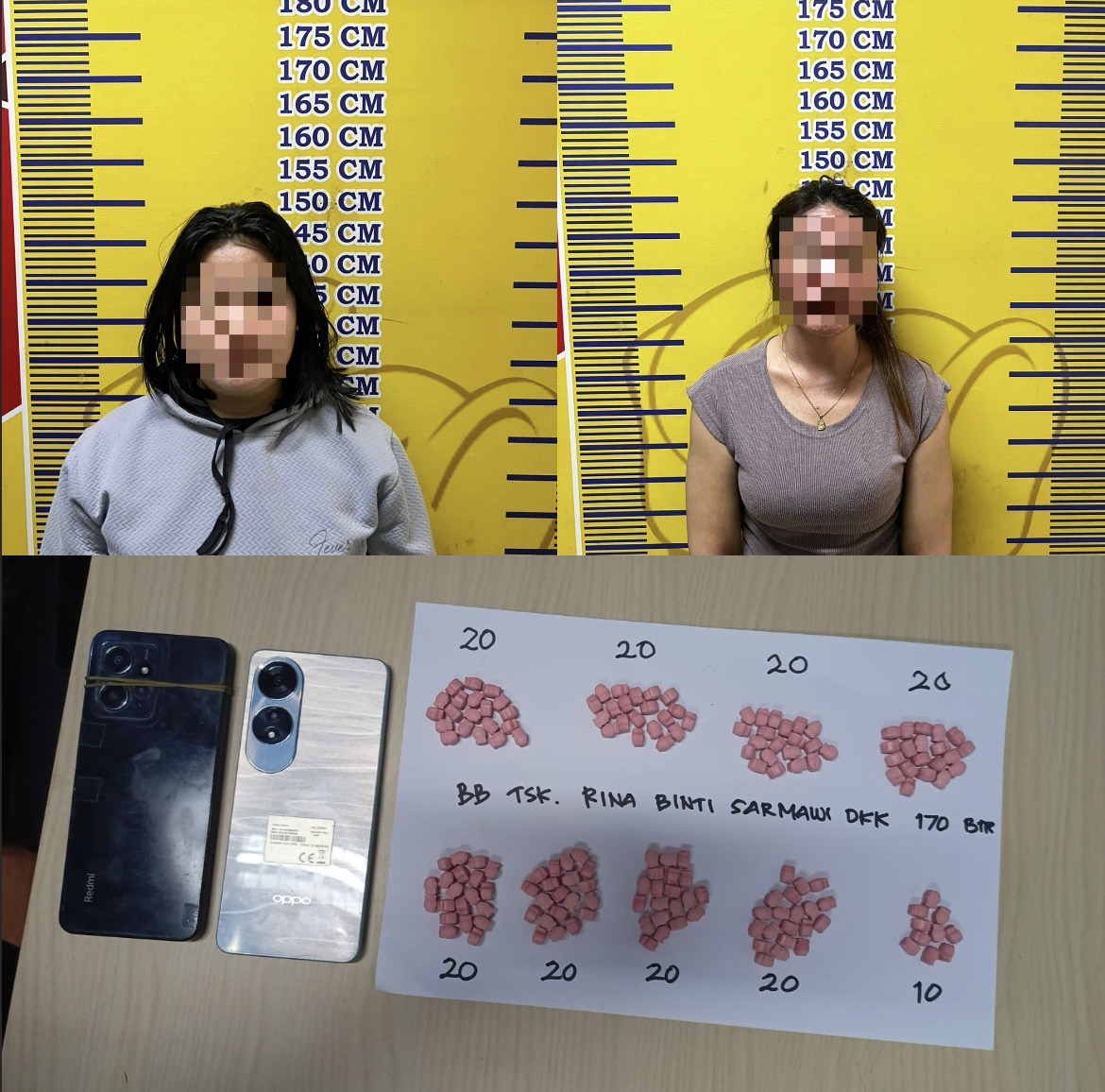 Polda Sumsel Gagalkan Transaksi Ekstasi di OKI, Dua Kurir Wanita Ditangkap