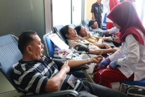 PMI Palembang dan Kecamatan SU II Perkuat Gerakan Donor Darah
