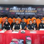 Polda Sumsel Ungkap 123 Kasus 3C dalam Sebulan, 137 Tersangka Diamankan untuk Jaga Keamanan Bumi Sriwijaya