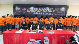 Polda Sumsel Ungkap 123 Kasus 3C dalam Sebulan, 137 Tersangka Diamankan untuk Jaga Keamanan Bumi Sriwijaya