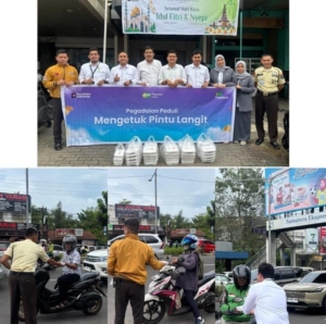 Pegadaian Kanwil III Sumbagsel Salurkan Ratusan Paket Bantuan Melalui Program Mengetuk Pintu Langit