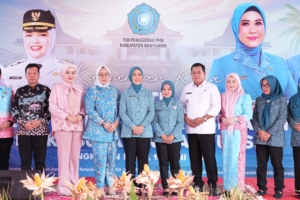 Feby Herman Deru Kunjungi Banyuasin, Resmikan Sekretariat TP PKK dan Pantau Pelaksanaan 10 Program Pokok PKK