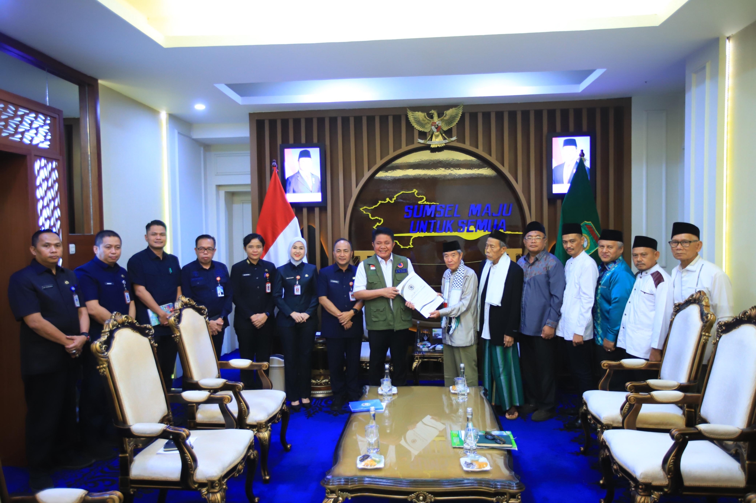 Gubernur Herman Deru Apresiasi Kinerja MUI Sumsel, Dukung Suksesnya Musda 2026