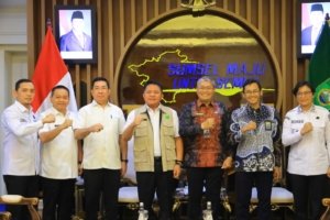 Gubernur Herman Deru Terima Audiensi dan Pamit Kepala BPKP Sumsel