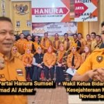 Bersama Jajaran, Ketua DPD Hanura Sumsel Hadiri Peresmian Kantor DPC Hanura OKU